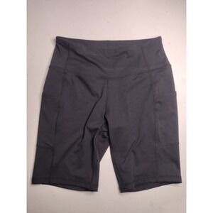 Baleaf‎ Women's High Waist Biker Shorts Pockets Black M